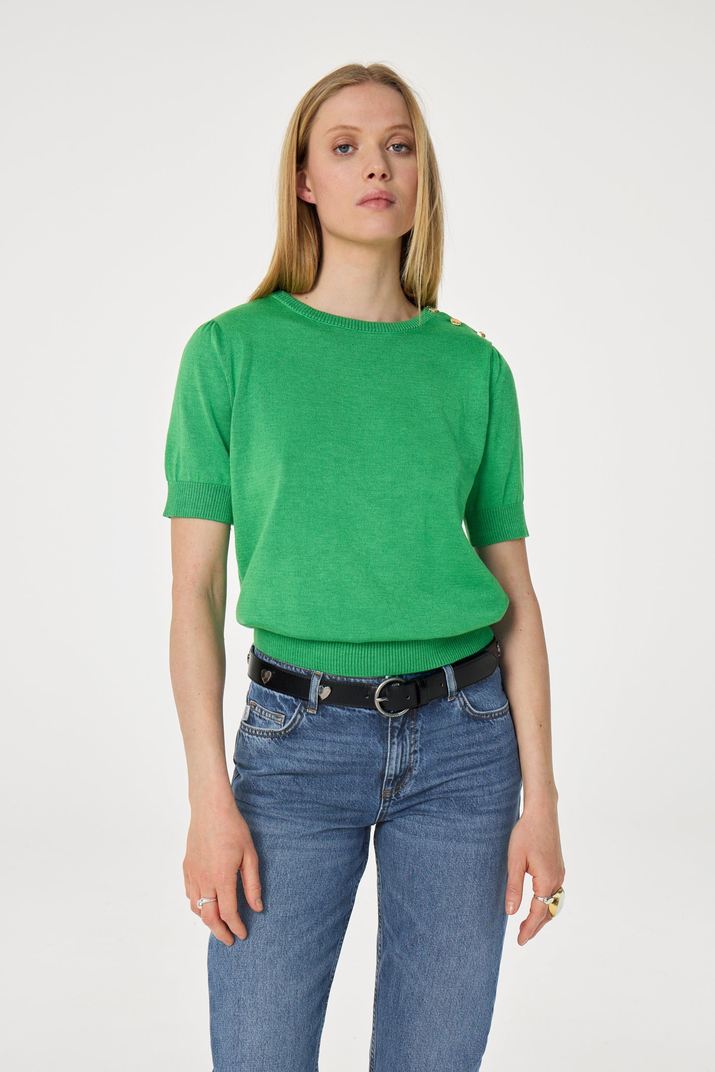 Philou Pullover Green Shimmer