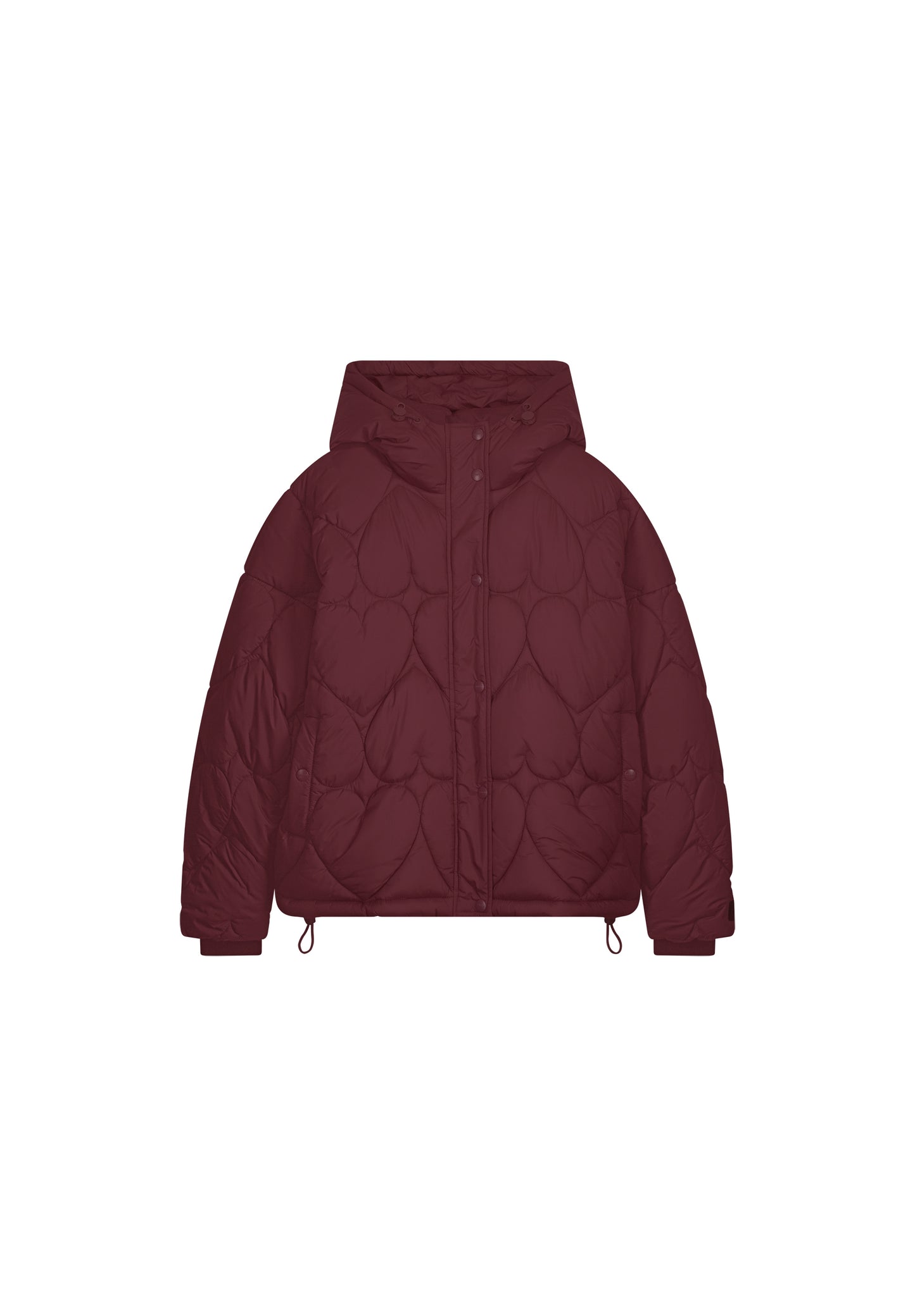 Prisca Puffer Deep Burgundy