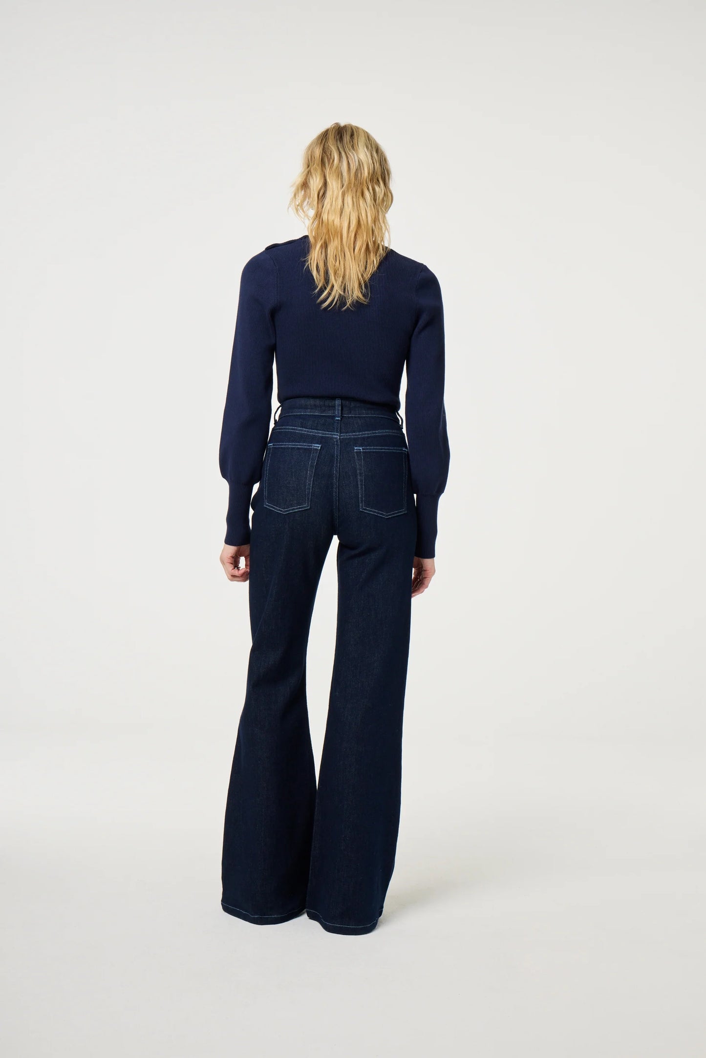 Vic Bootcut Jeans Dark Indigo