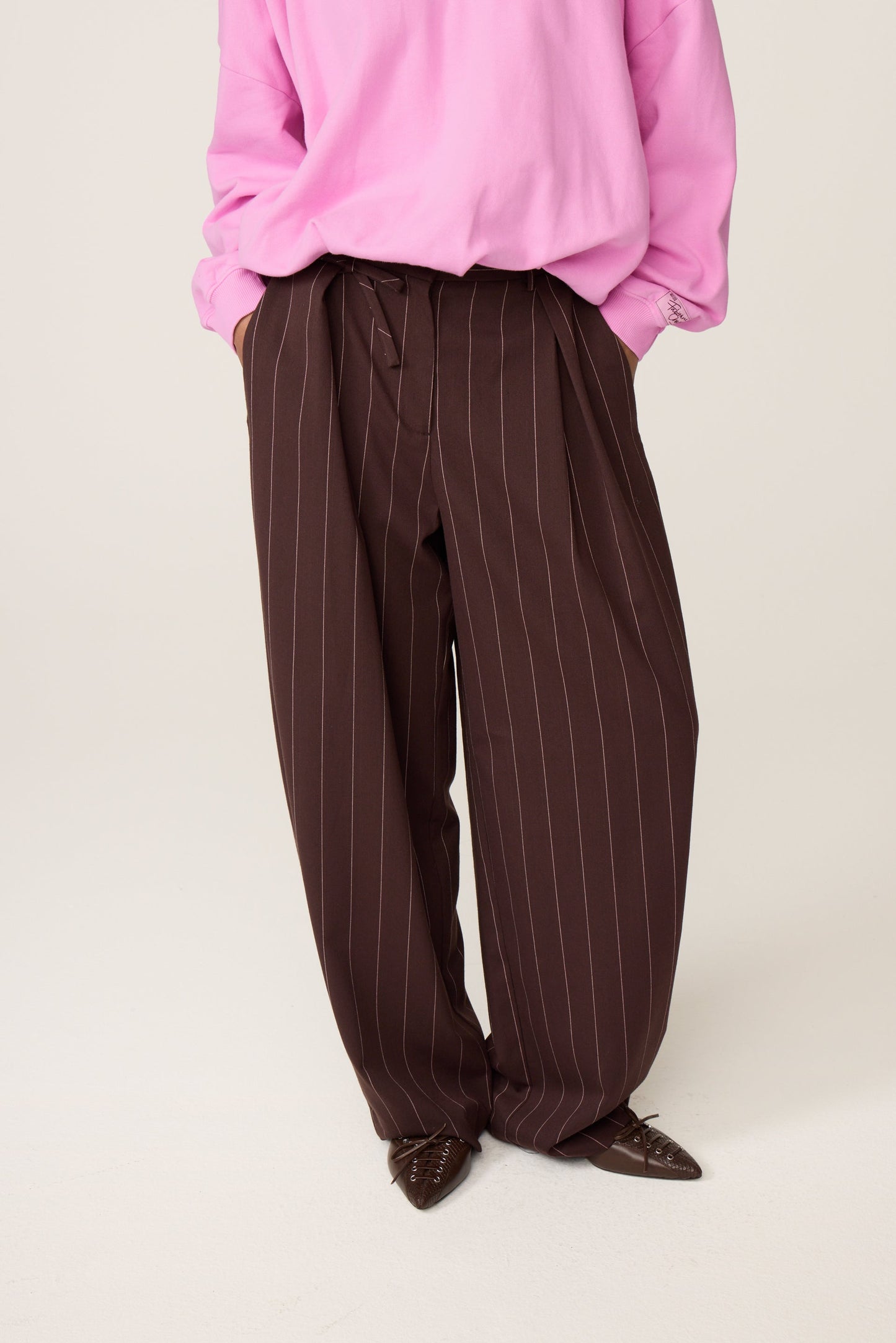 Charlot Trousers Brown/Pink