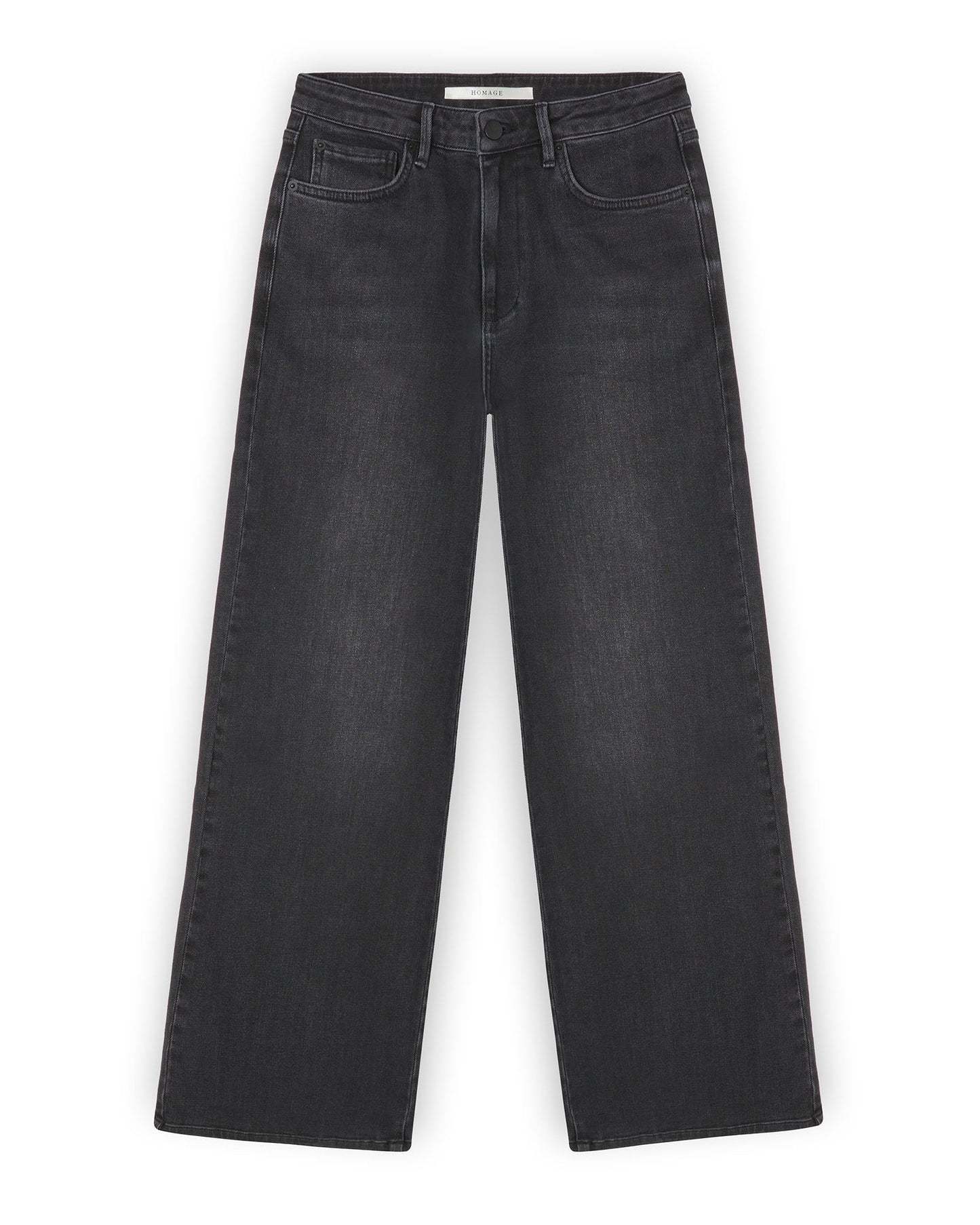 James Wide Leg Jeans Black