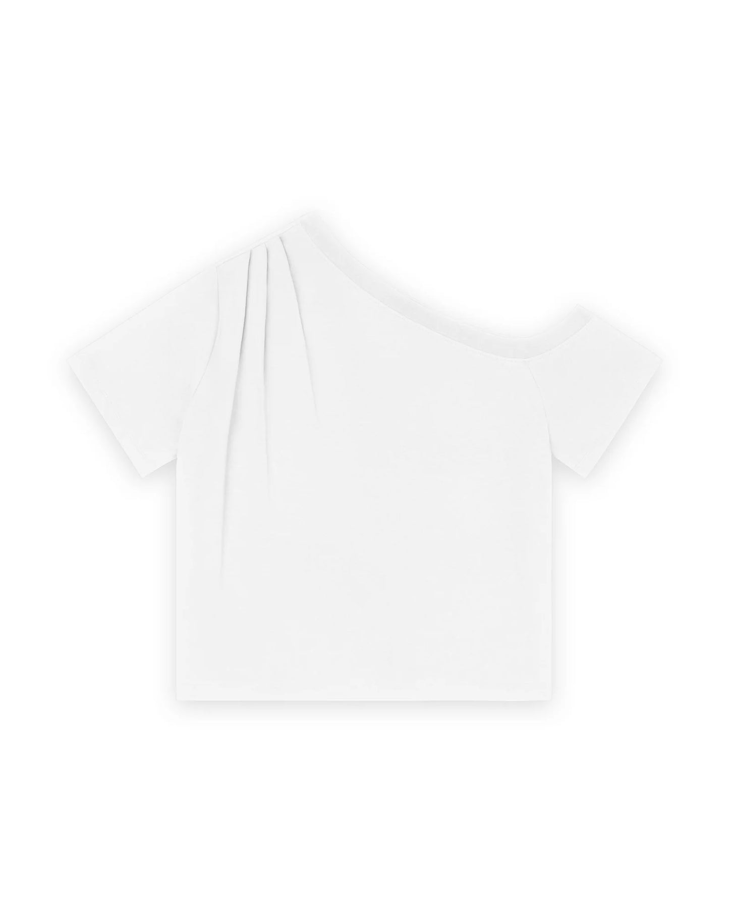 Off shoulder Top With Pleats