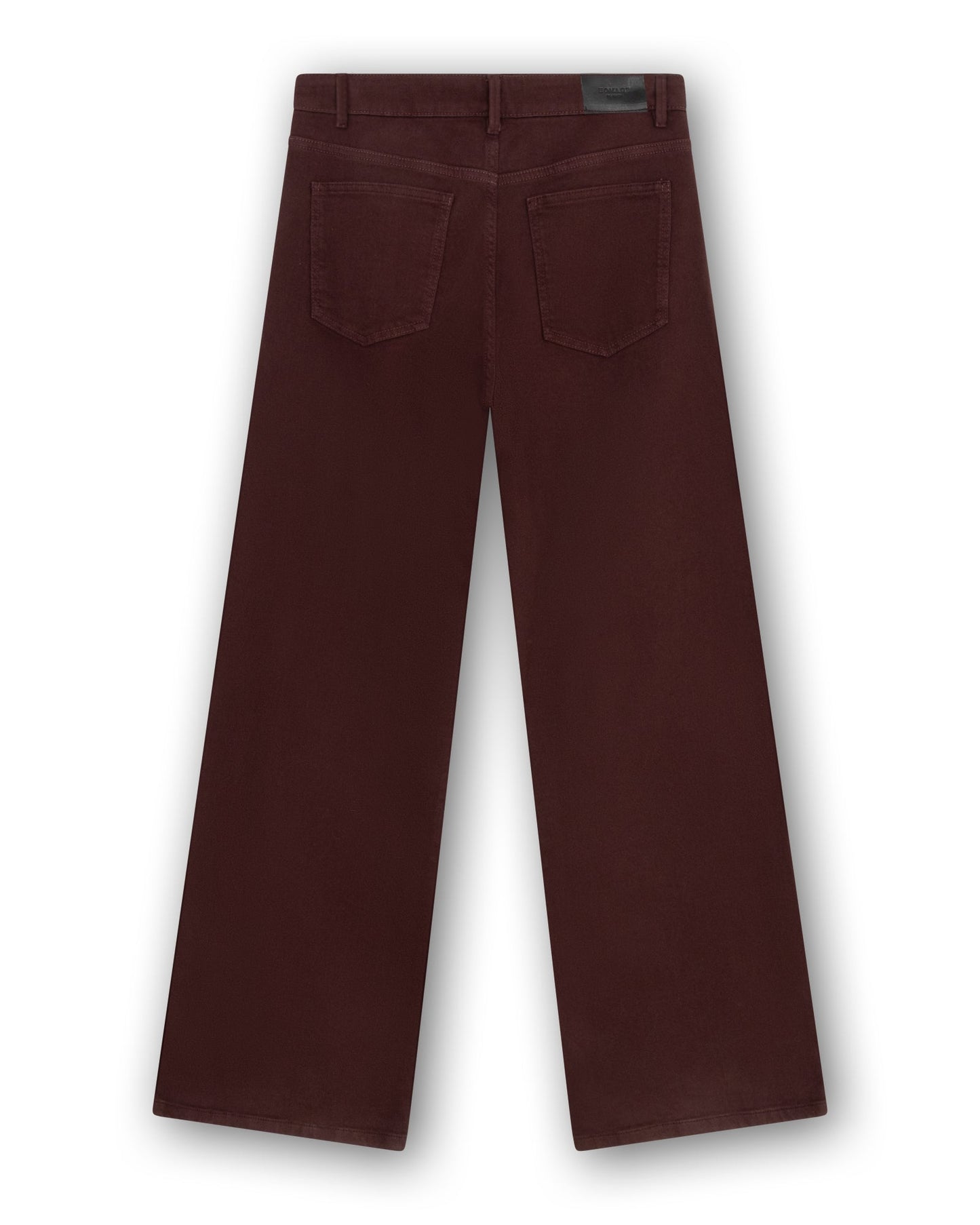 Cooper Colored Mid Waist Slouchy Wide Leg Jeans Grape