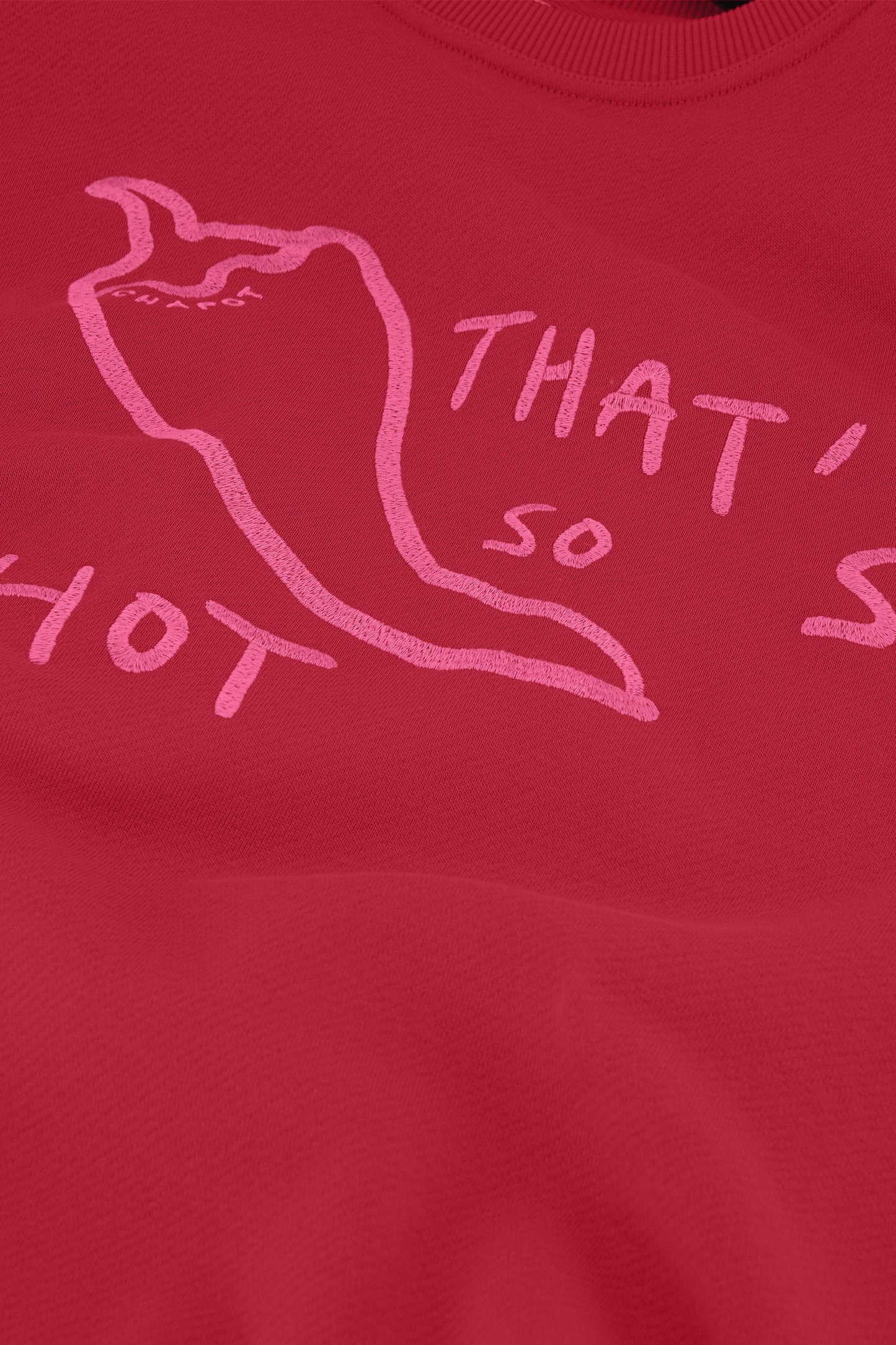 Terry Sweater Red Hot Chili