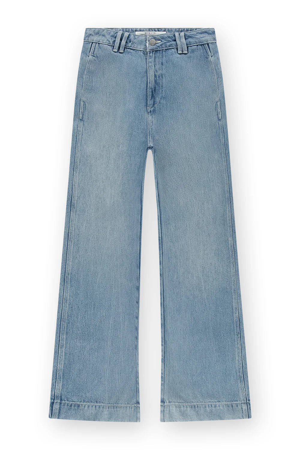 Flowy Wide Leg Tailored Jeans