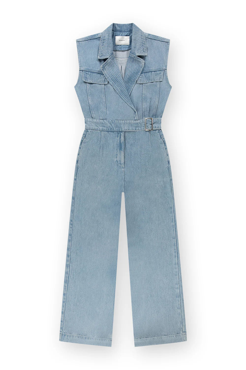 Flowy Sleeveless Cross Over Jumpsuit