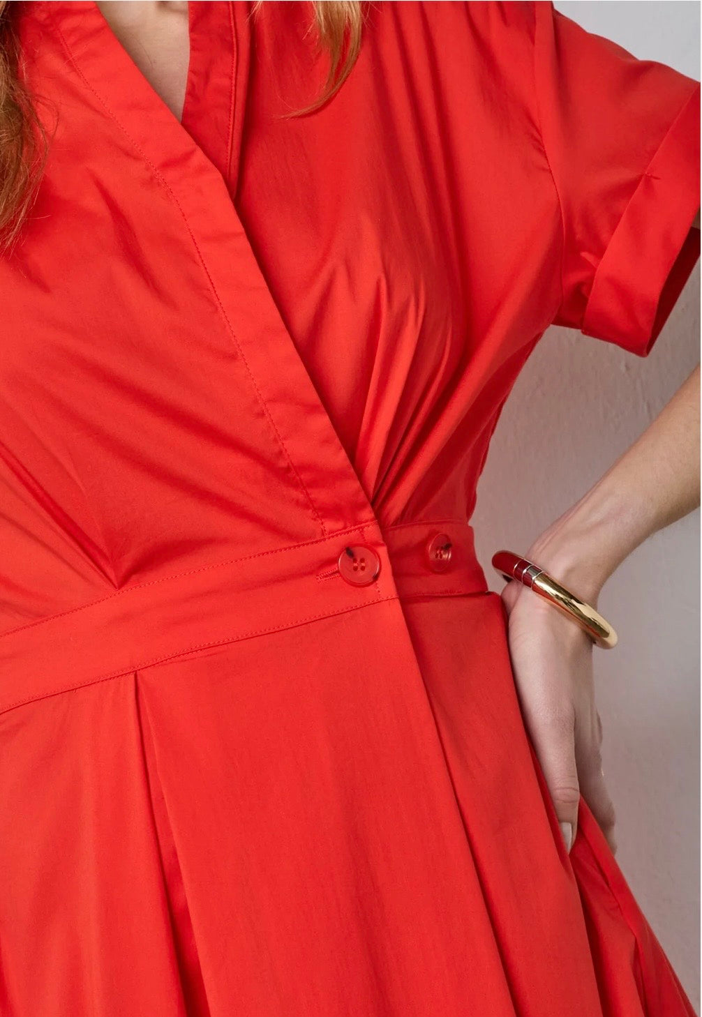 ElaraCC Wrap SS Dress