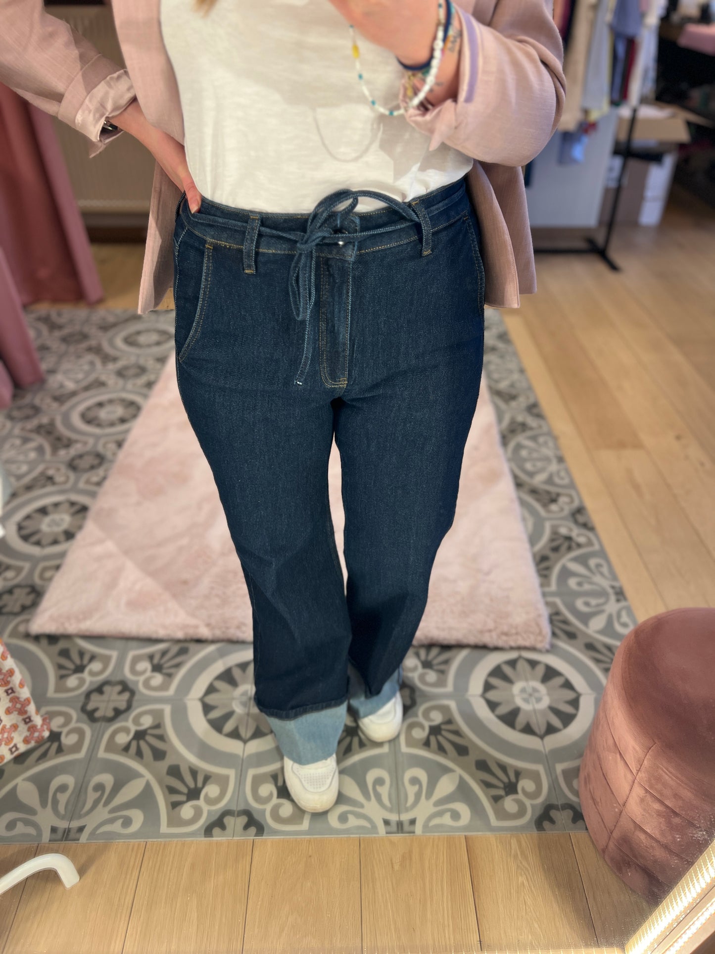HubbyCC Reverse Ankle Jeans