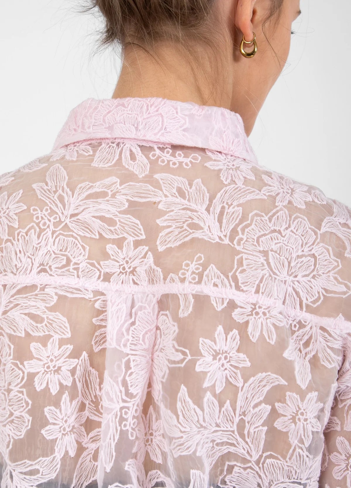 Shirt With Lace