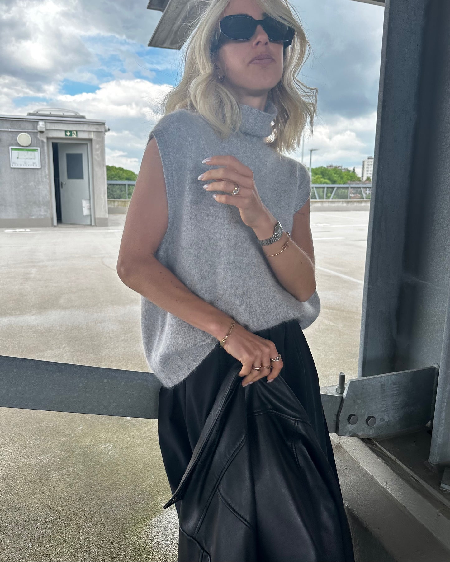 Fort Collins Sleeveless Turtleneck Jumper