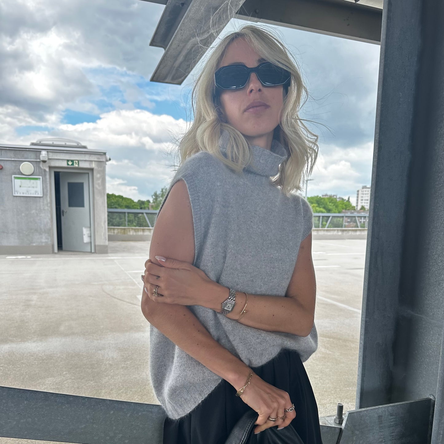 Fort Collins Sleeveless Turtleneck Jumper