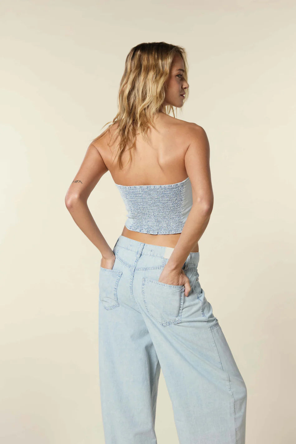 Denim Bandana Top