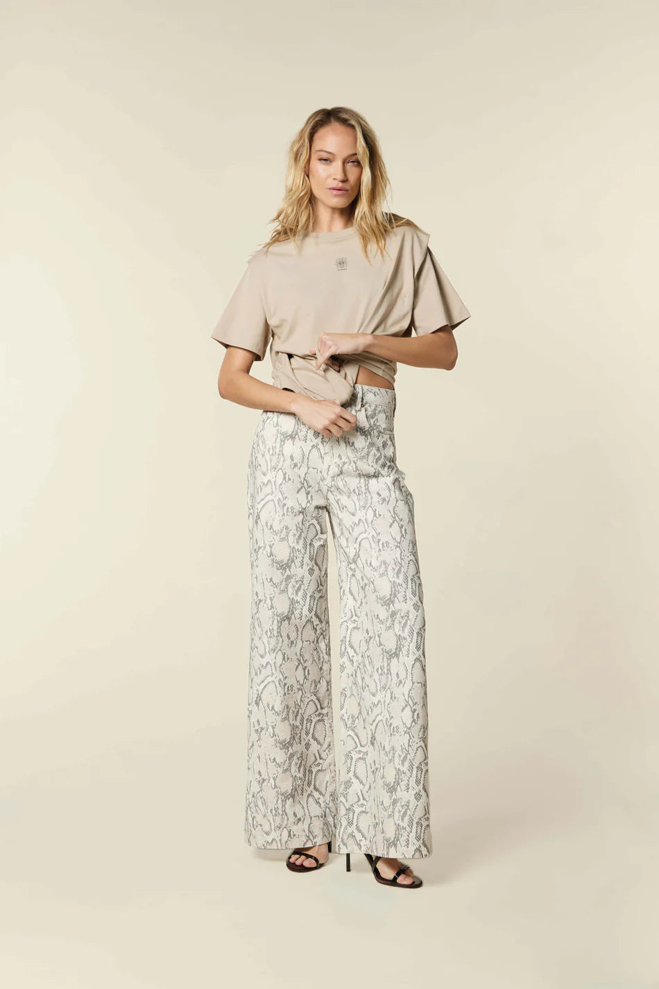 Snake Palazzo Jeans