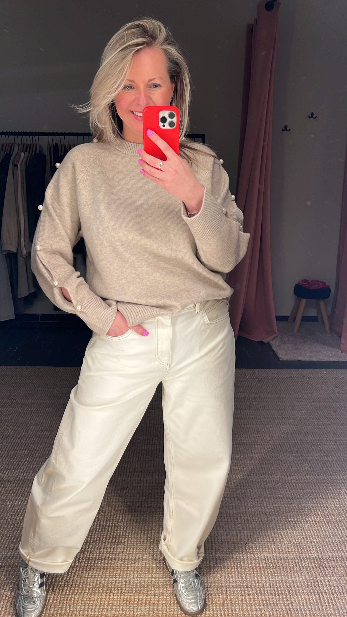 RovanCC Pearl Sleeve Knit