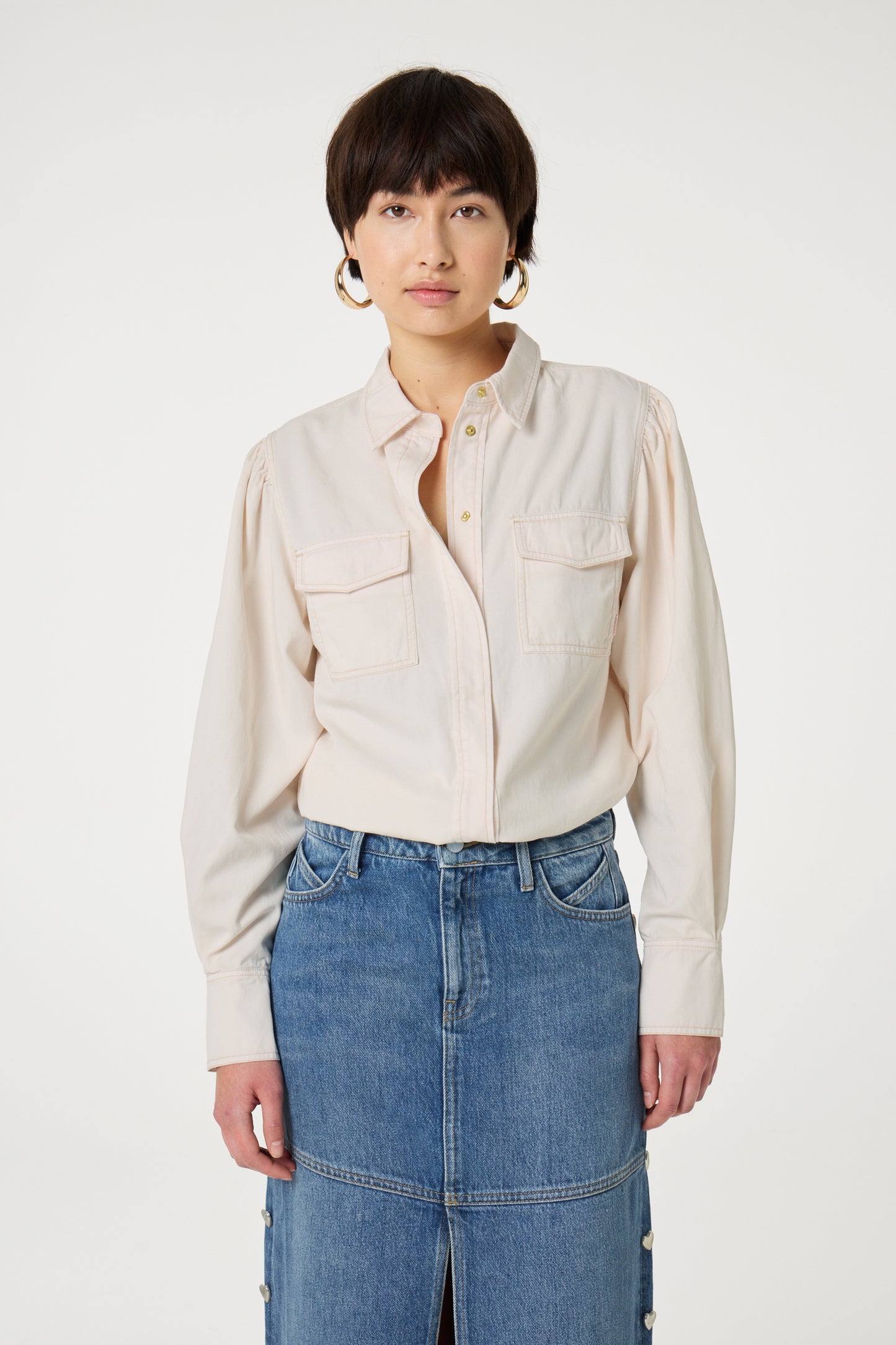 Fabienne Blouse Cosy White