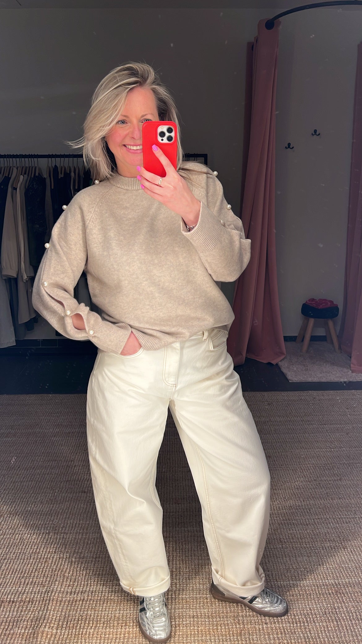 RovanCC Pearl Sleeve Knit