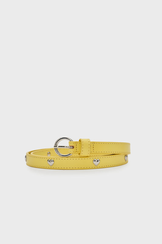 Bolt Love Small Belt Lemon