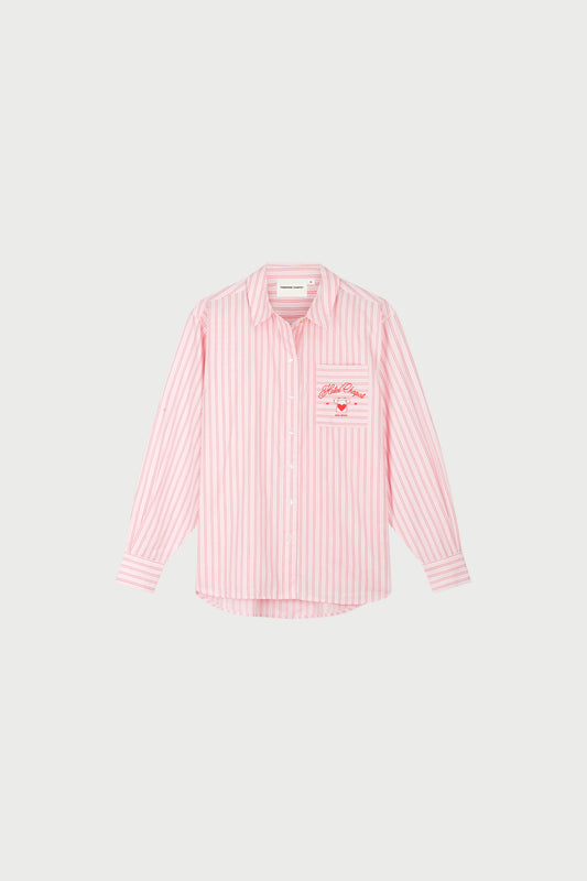 Alex Pink Stripe Blouse