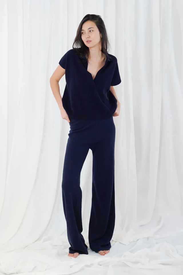Okaloosa Polo-Neck Sweater Navy