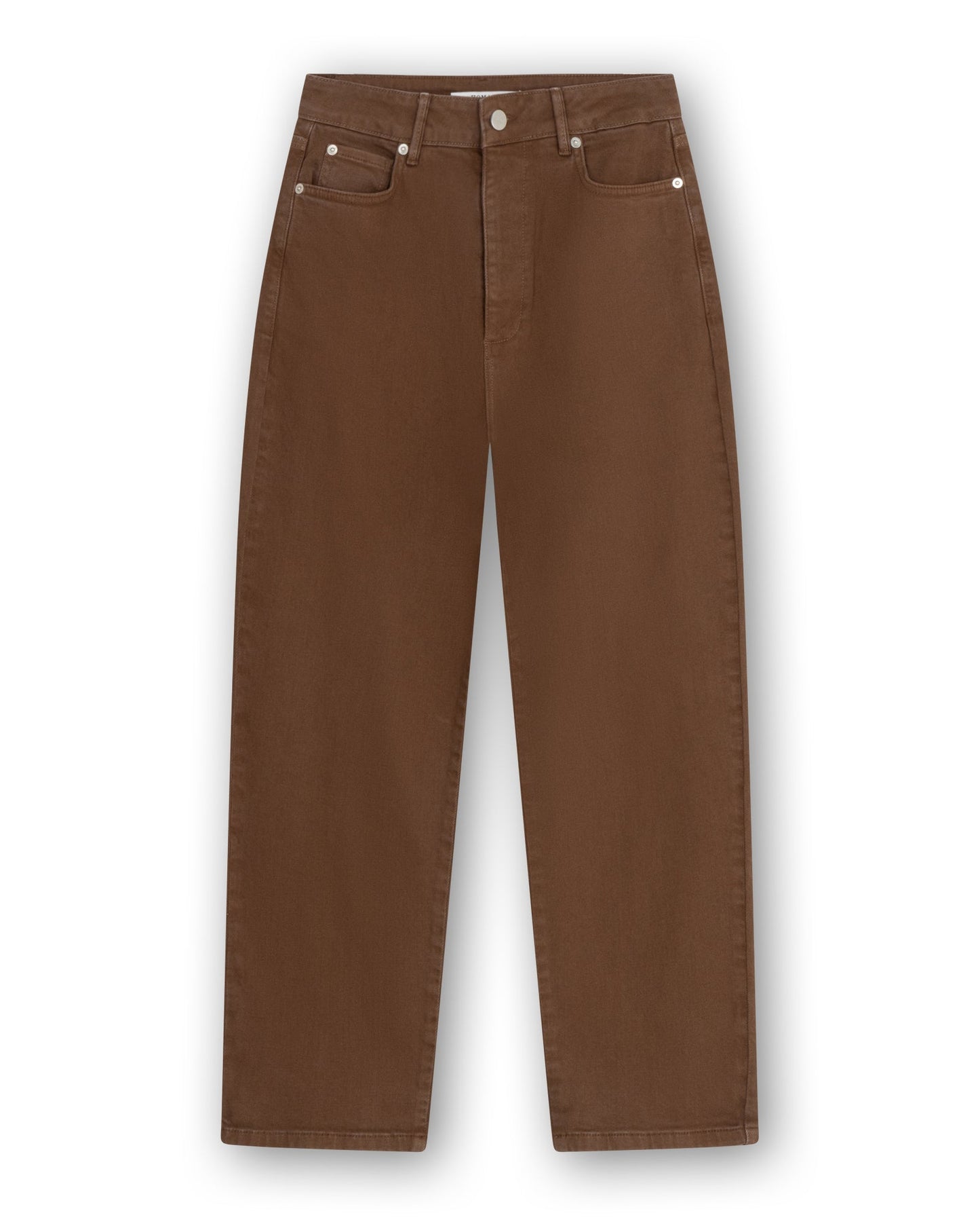 Bella Colored Baggy Jeans Brown