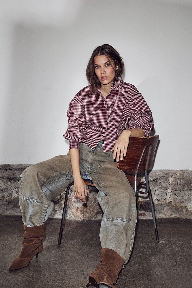 Musa Check Smock Shirt