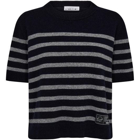 Cash stripe SS O-Neck