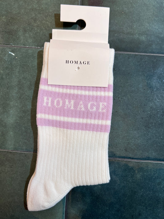 Homage Socks Off White/ Lilac