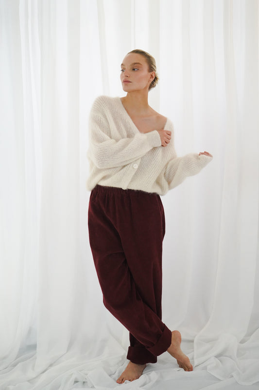 Houston Jogger Pants Burgundy