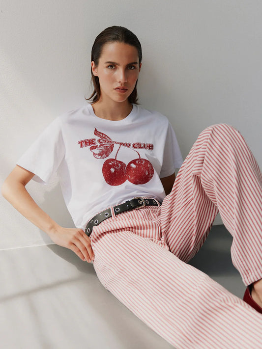 Luccasw Jeans  Red Striped