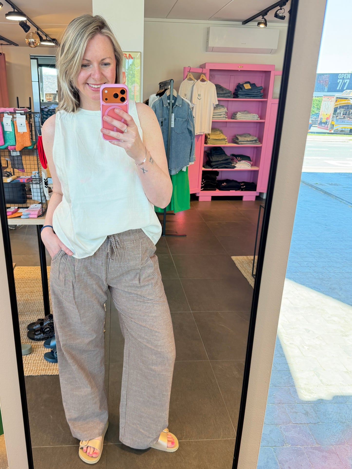 JihoCC Stripe Pant