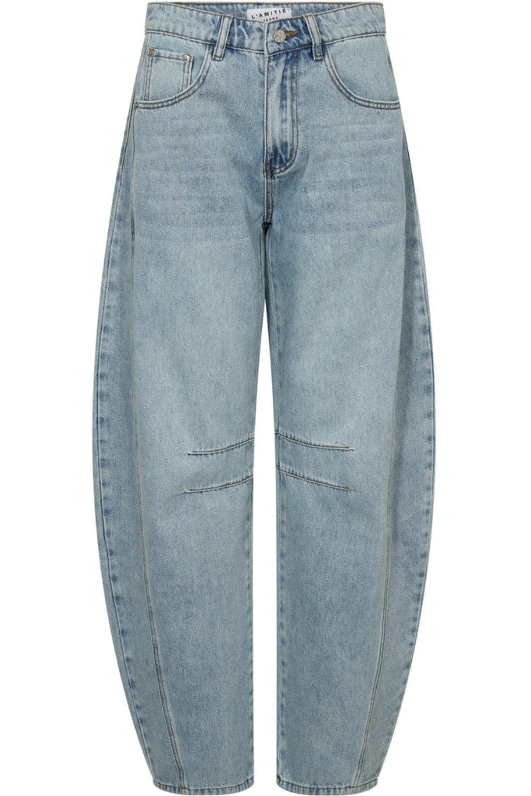 Drew Barrel Panel Jeans Bleached Denim