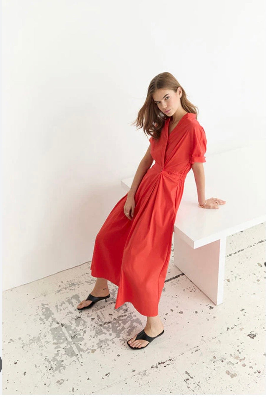 ElaraCC Wrap SS Dress