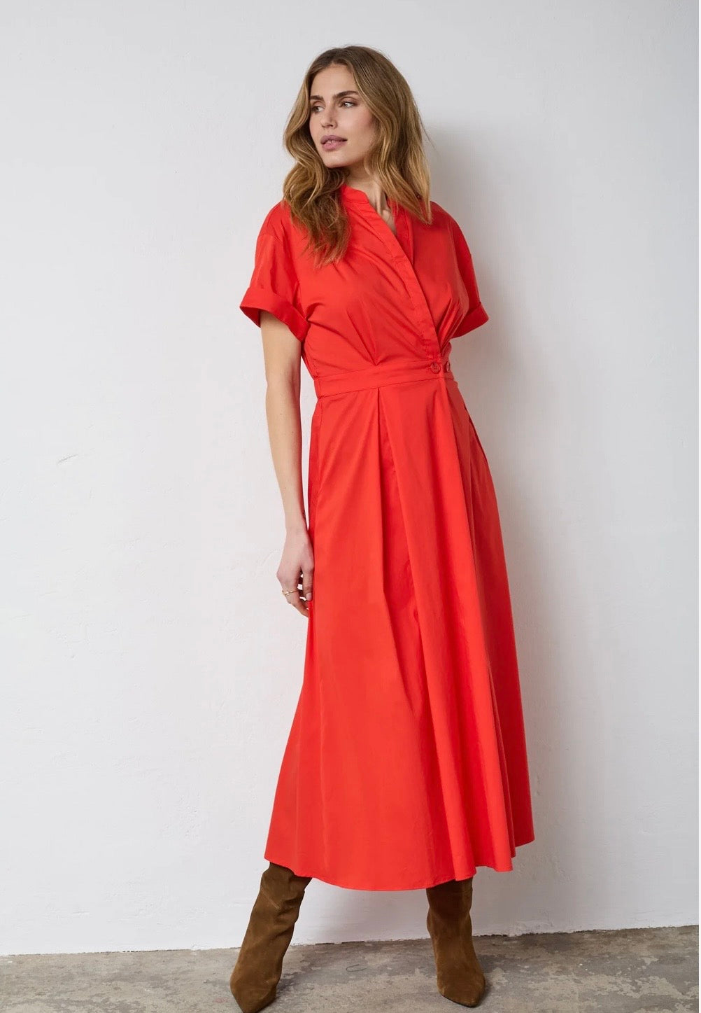 ElaraCC Wrap SS Dress