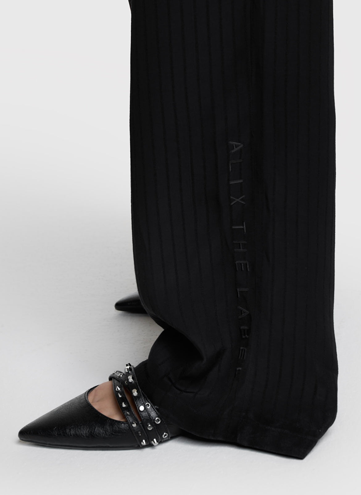Woven Stripy Wide Leg