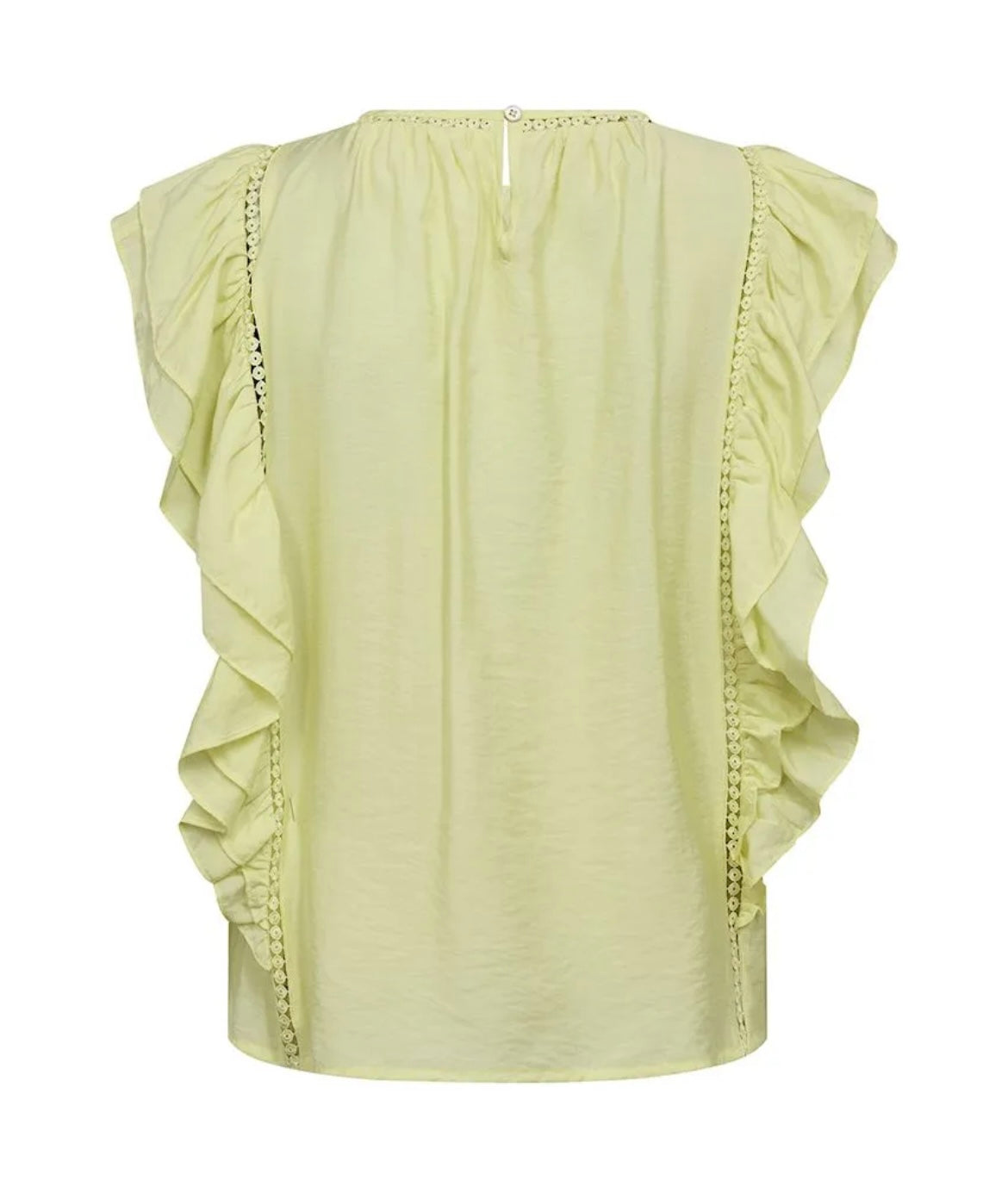 CallumCC Fril Pintuck Top
