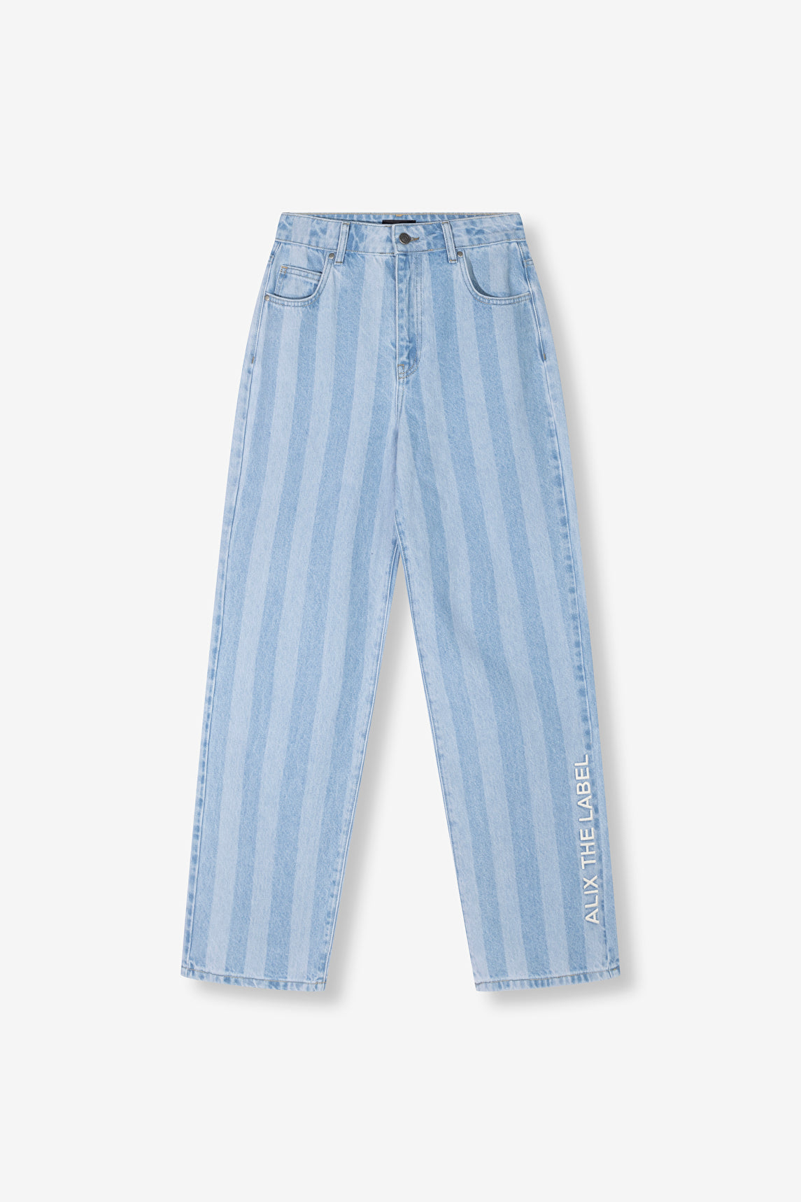 Woven Stripe Denim pants