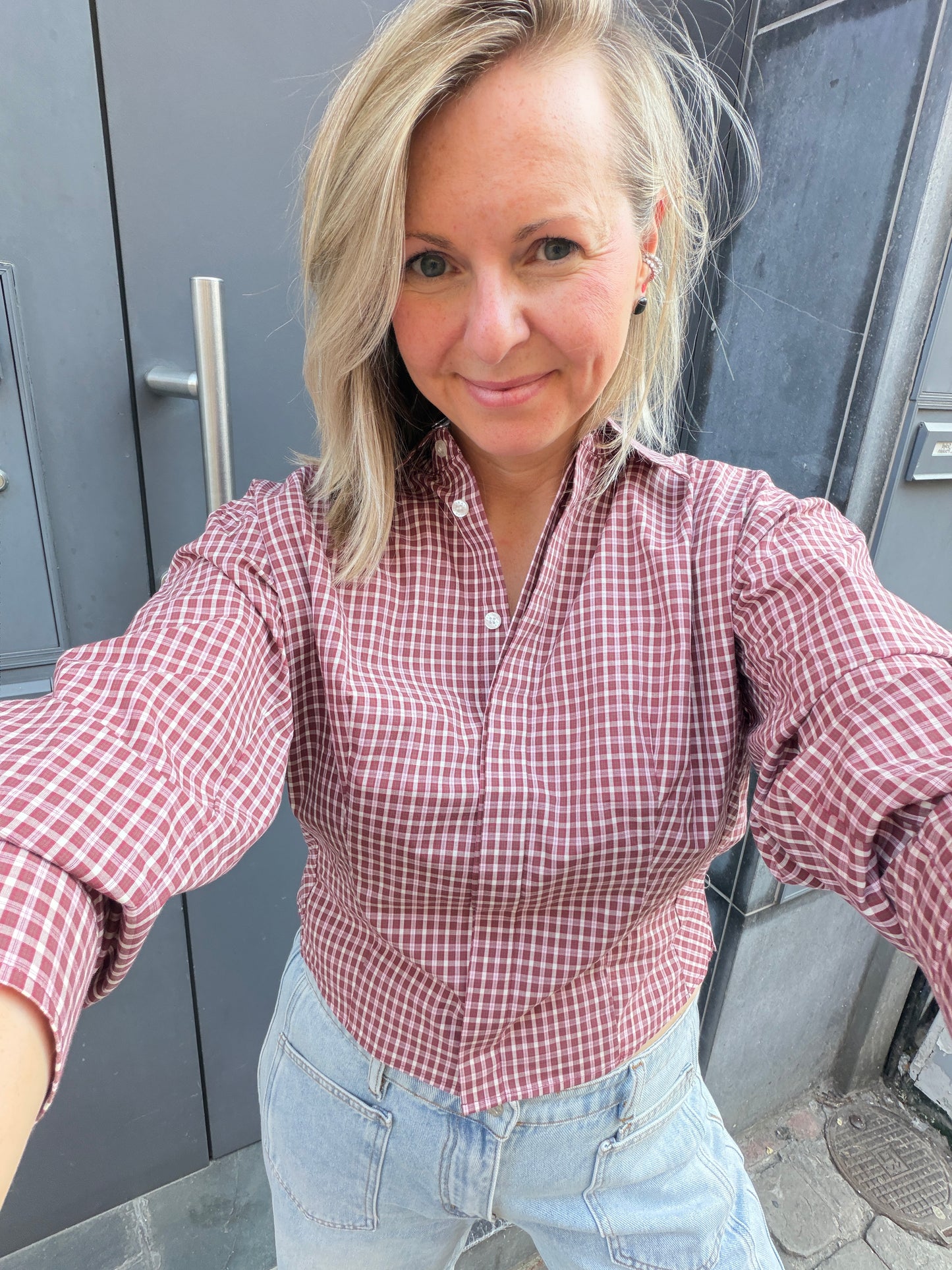 Musa Check Smock Shirt
