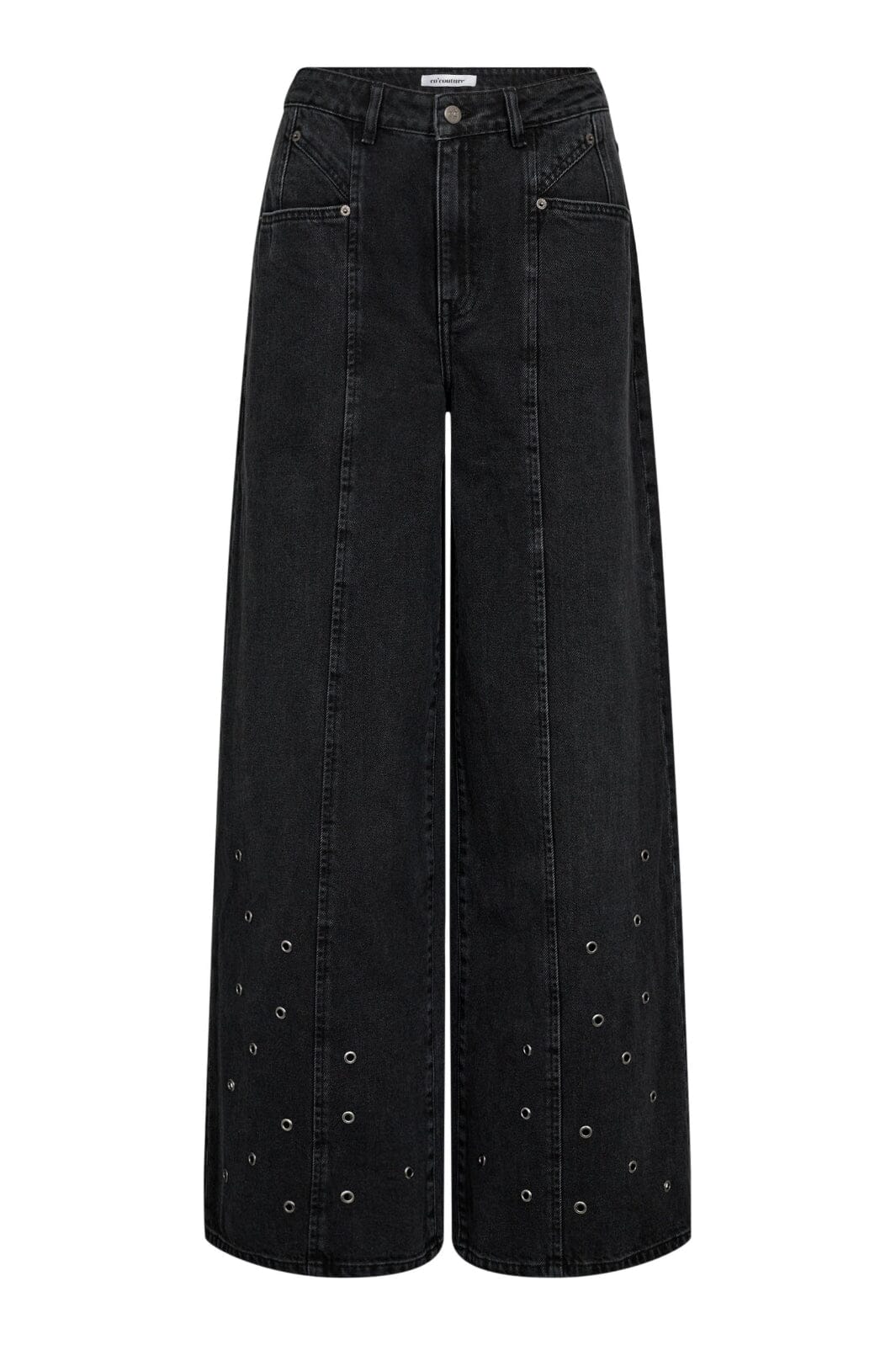 SifCC Eyelet Wide Jeans