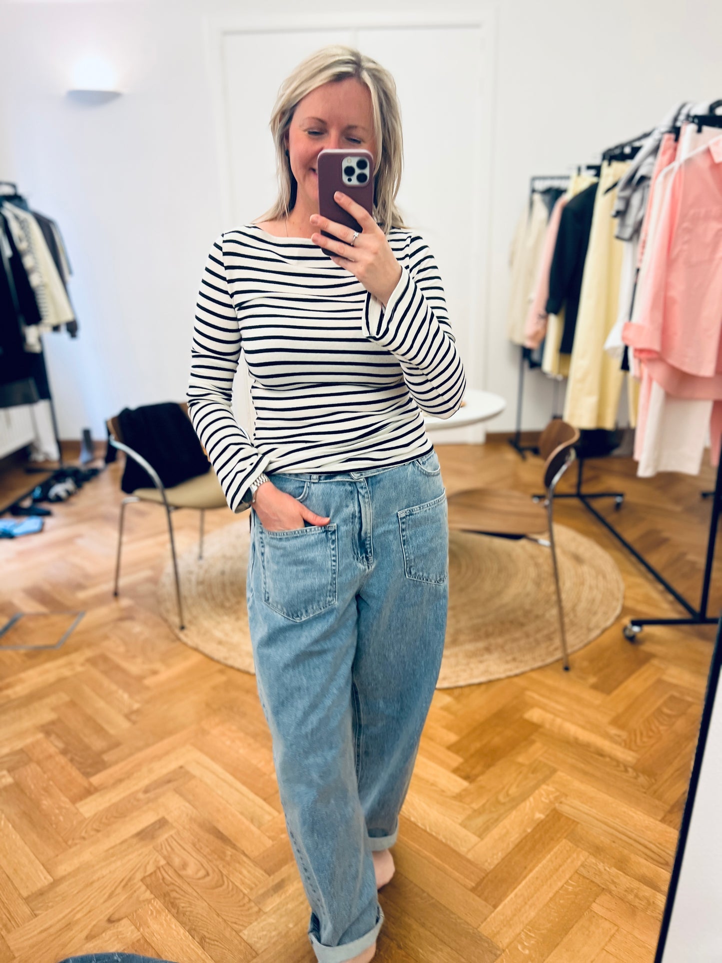 Cecesw Boat-Neck LS