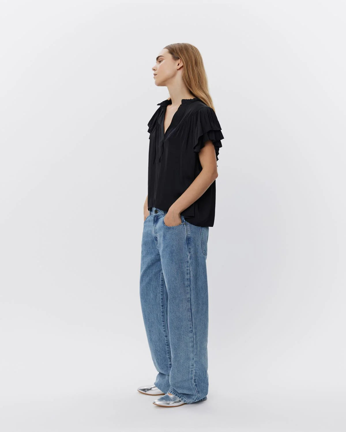 Jeans Iza met Logo