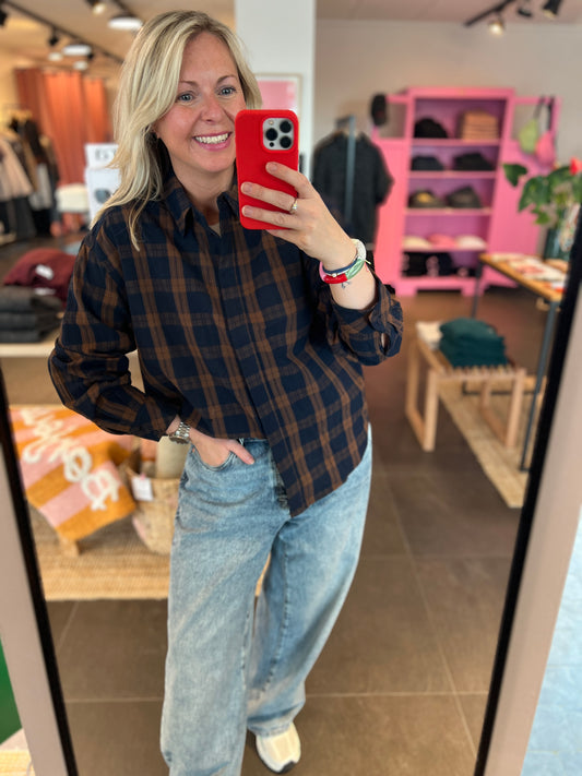 DixieCC Check Shirt Suntan