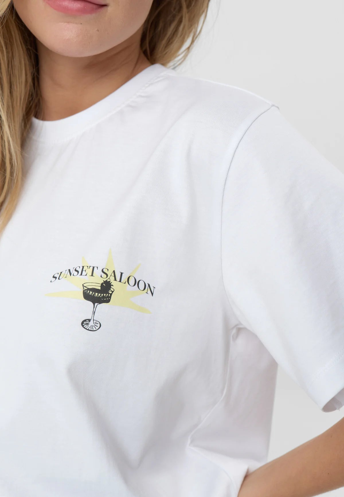 Kiana Tee  Bright White