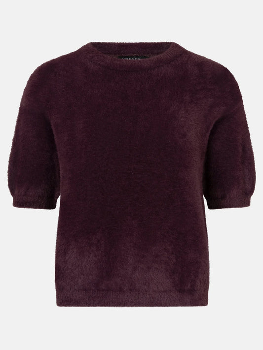 Knitted Top Mary Aubergine