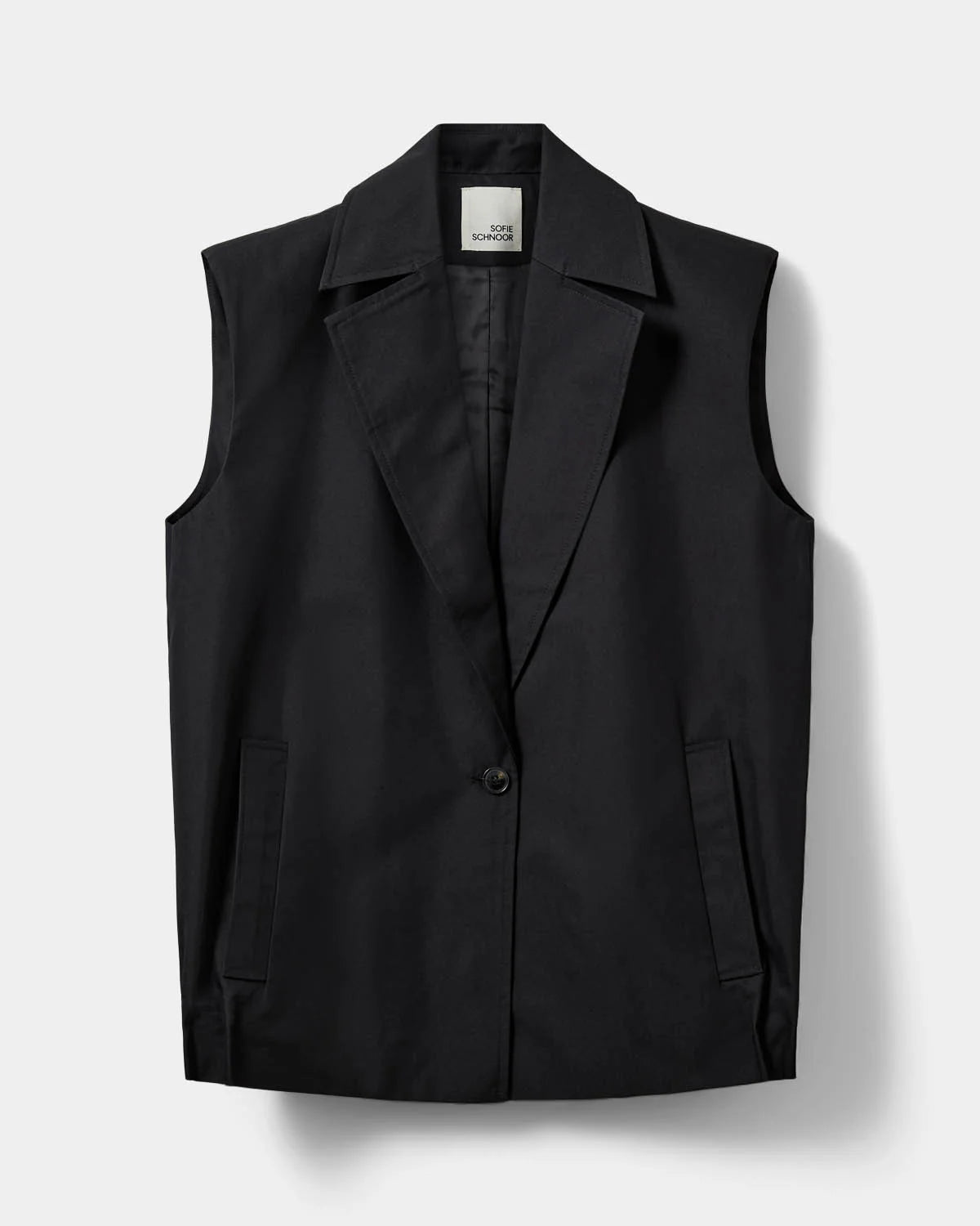 Laneasw Pleated Hem Vest