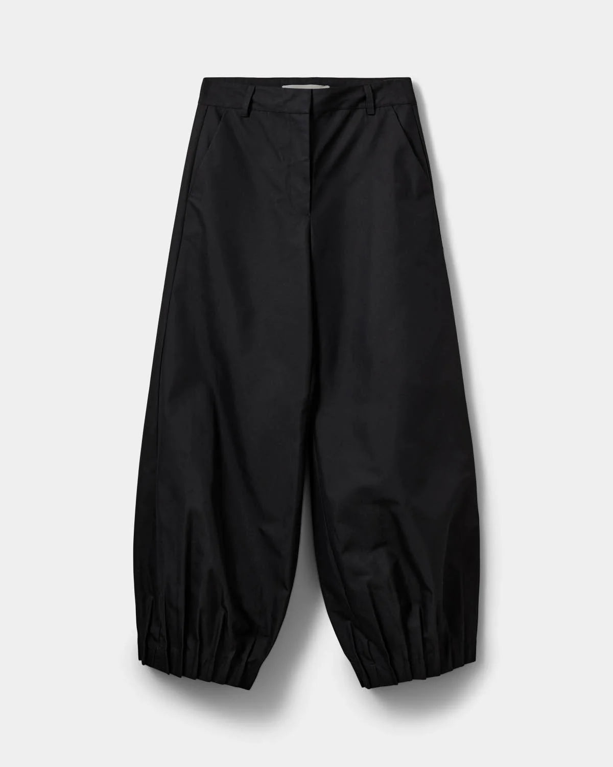 Louanasw Pleated Hem Trousers