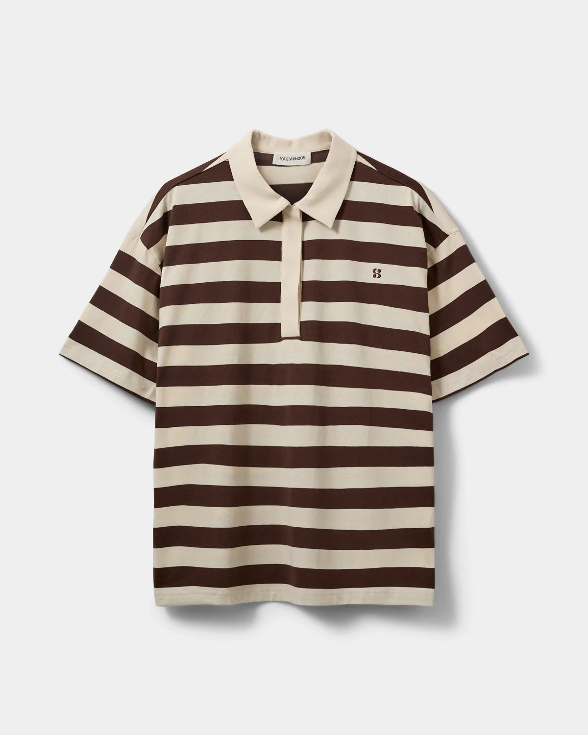Pilsw Oversized Striped Polo