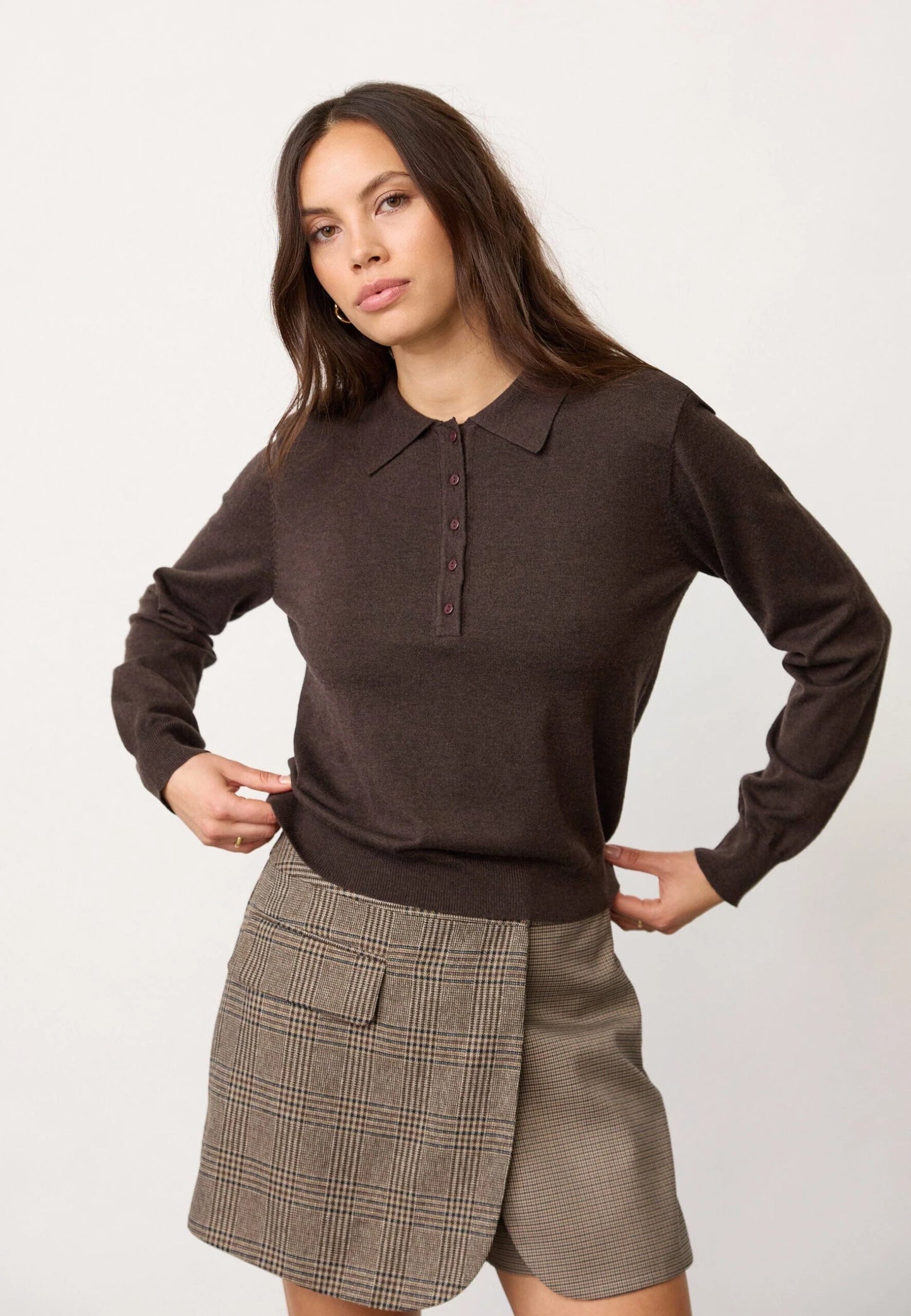 CoryCC Padded Polo Knit