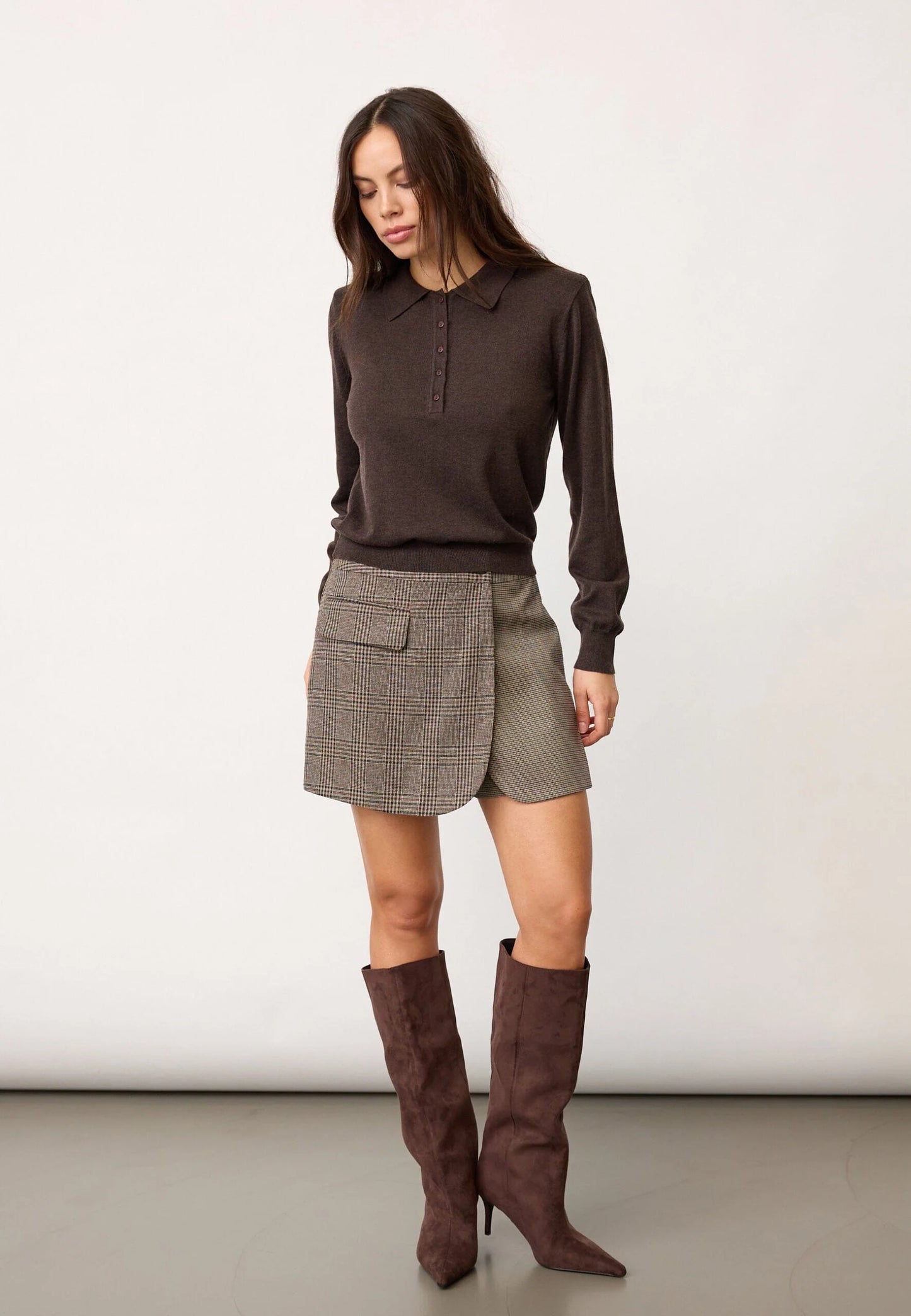 CoryCC Padded Polo Knit