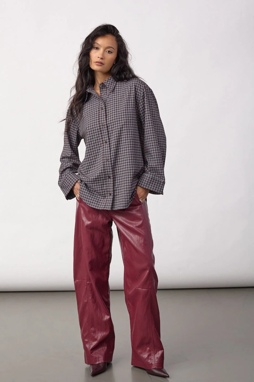 OdemCC Check Cuff Shirt