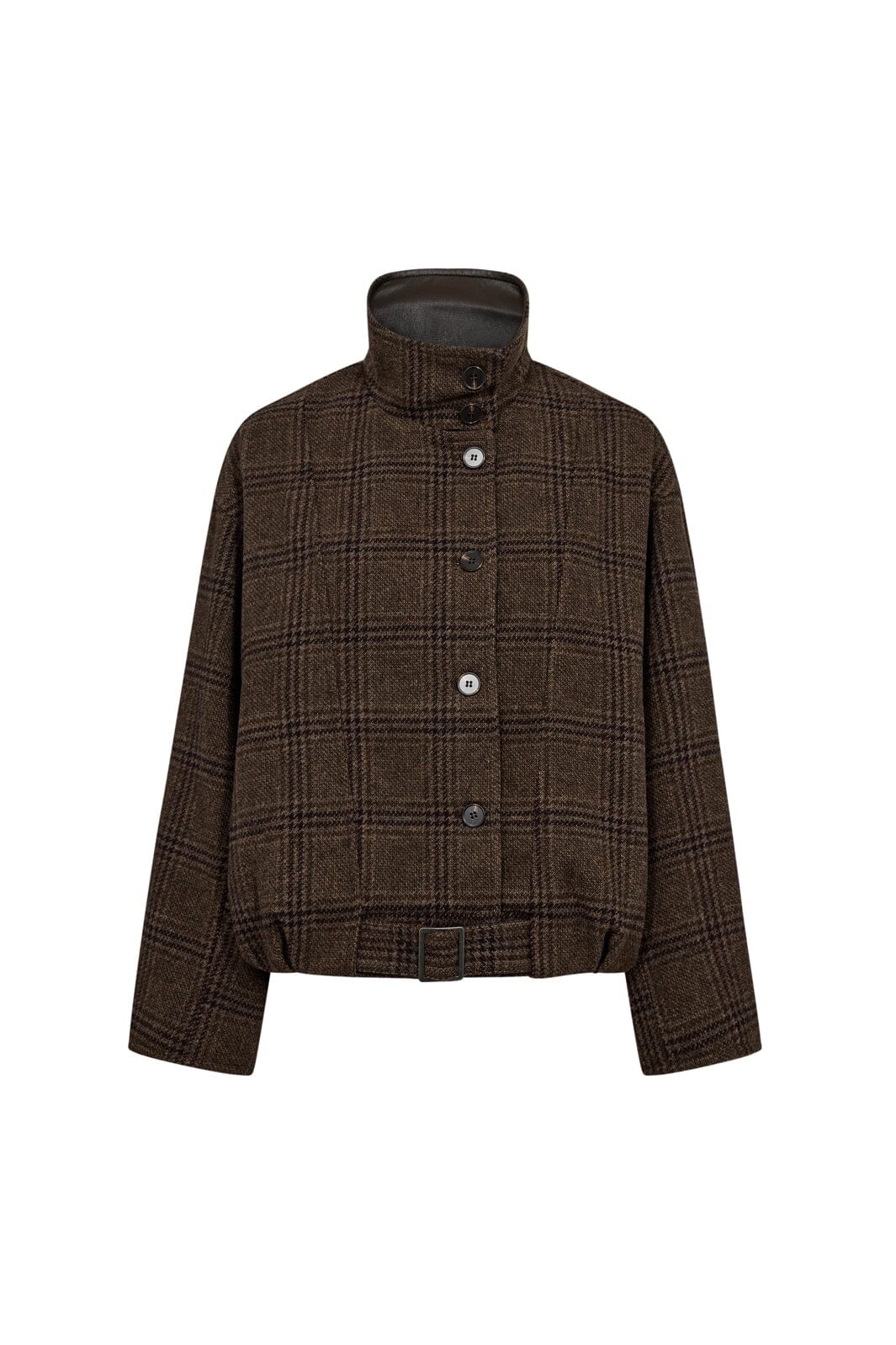 OlvaCC Check Balloon Jacket